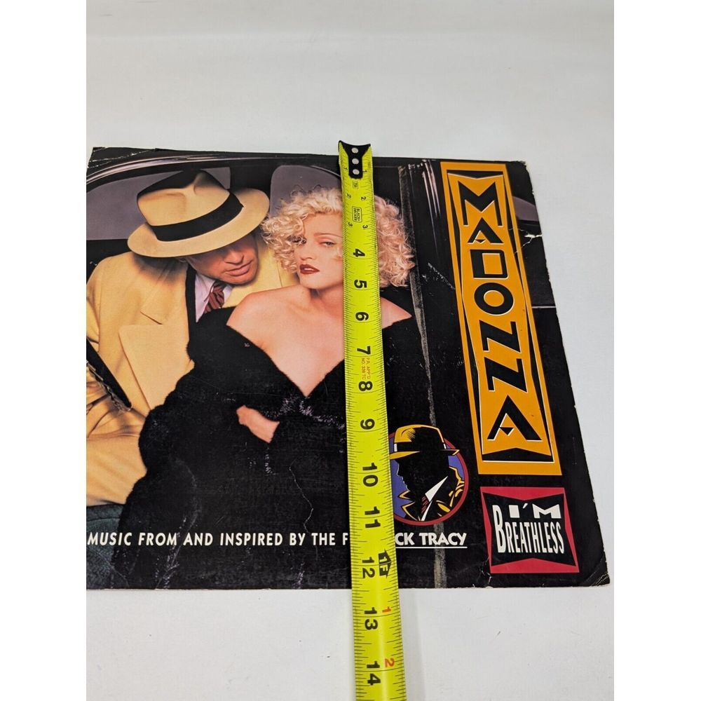 Madonna I'm Breathless Dick Tracey Record Store Promo Poster Flat 12"X12" - Picture 3 of 8